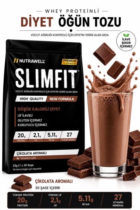SLIMFIT çikolata aromalı ürün