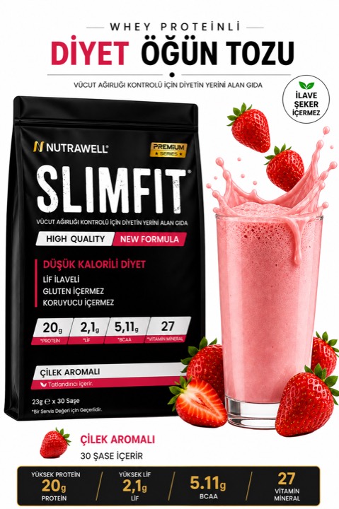 SLIMFIT çilek aromalı ürün