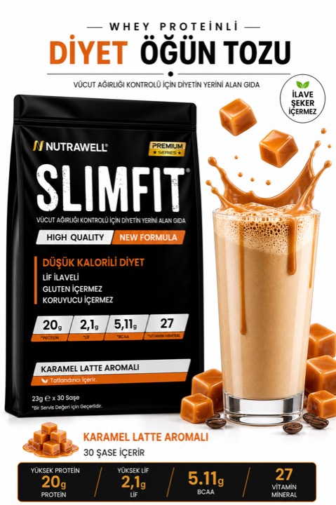SLIMFIT karamel latte aromalı ürün